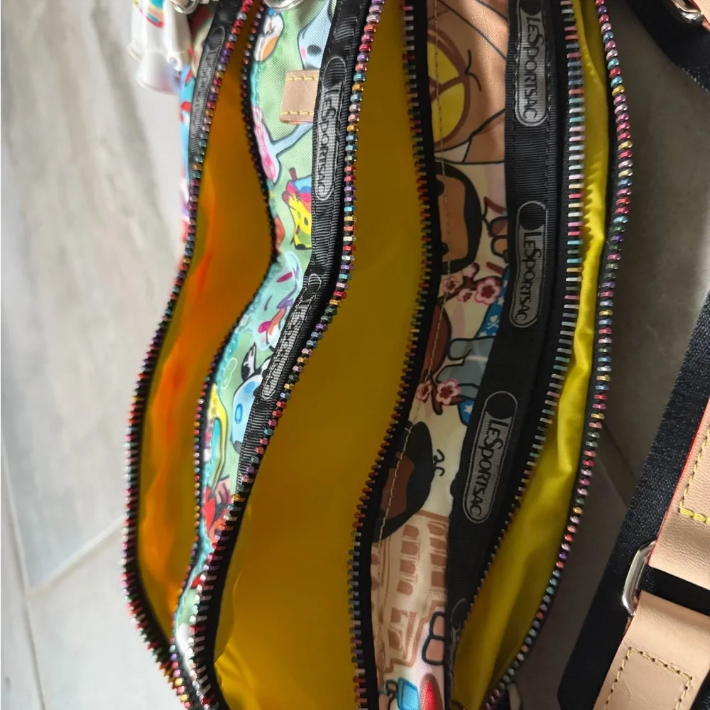 Tokidoki x LeSportsac Shoulder/Handbag Hawaii Print Y2K hobo - Picture 9 of 9